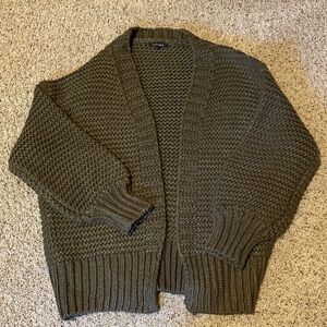 Papermoon Olive Green Knit Sweater